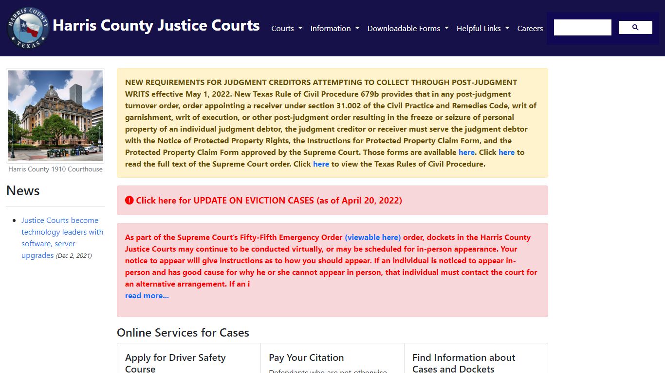 Harris County Justice of the Peace Courts